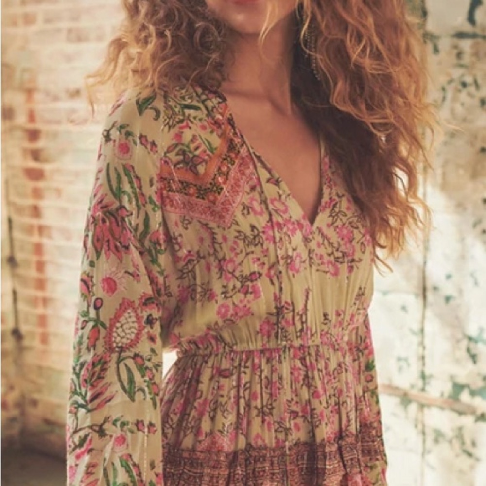 Hemant and Nandita Floral Bohemian Dress